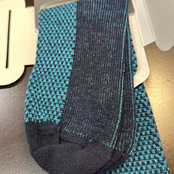 Goodhew men’s Ziggy merino wool socks in navy - Picture 7 of 8